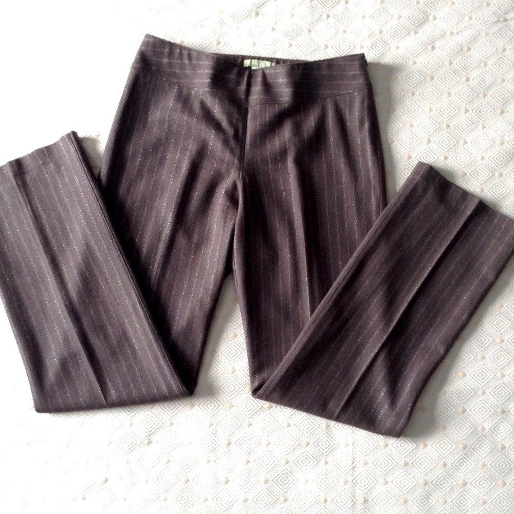 Sigrid Olsen wool pinstripes pants